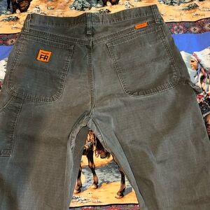 Wrangler Olive Green FR Work Pants